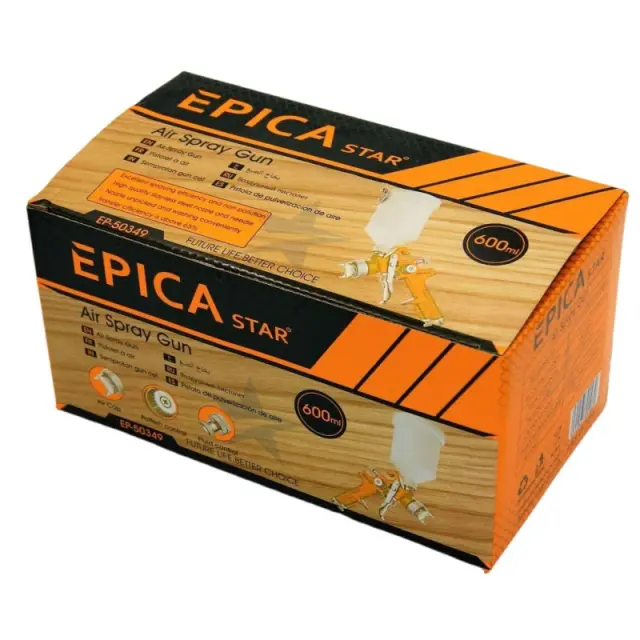 ΠΙΣΤΟΛΙ ΑΕΡΟΣ ΒΑΦΗΣ ΑΝΩ ΔΟΧΕΙΟ 600ml EPICA STAR EP-50349