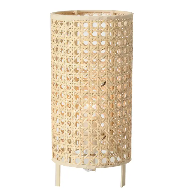 Λάμπα FRANKA Μπαμπού Φυσικό Ε14 Max 25W Υ28cm