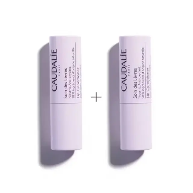 CAUDALIE Promo Pack Lip Conditioner Ενυδατικό Στικ Για Τα Χείλη Με Άρωμα Βανίλιας 2x4,5gr 2