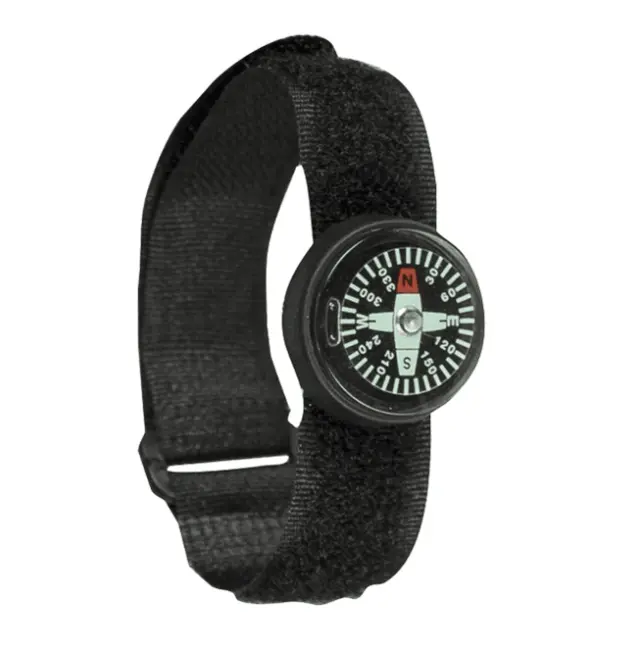 MIL-TEC Stramp Compass 360 Graduation - 01-Black-Μαύρο