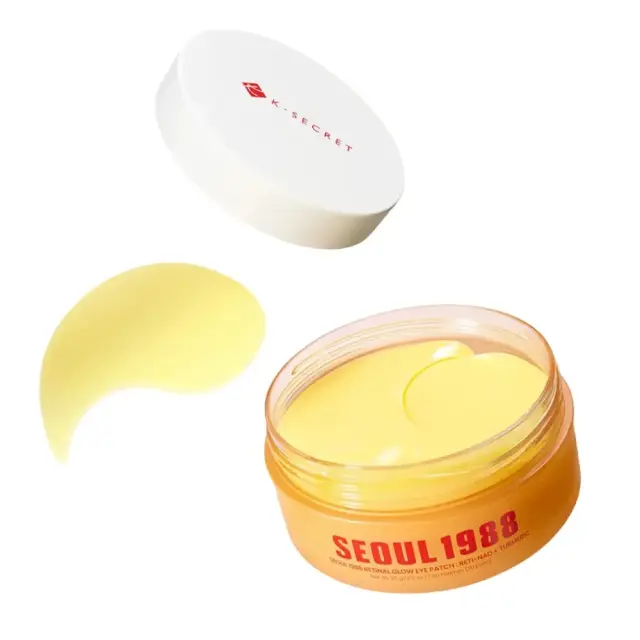 K-SECRET SEOUL 1988 Retinal Glow Eye Patch: RETI-NAD + Turmeric – Hydrogel Patches Ματιών για Ρυτίδες, Σύσφιξη & Λάμψη με Retinal, NAD+ & Turmeric,60 τμχ