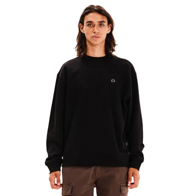 Emerson Classic Crew Neck (252.EM20.97-Black) - Μαύρο