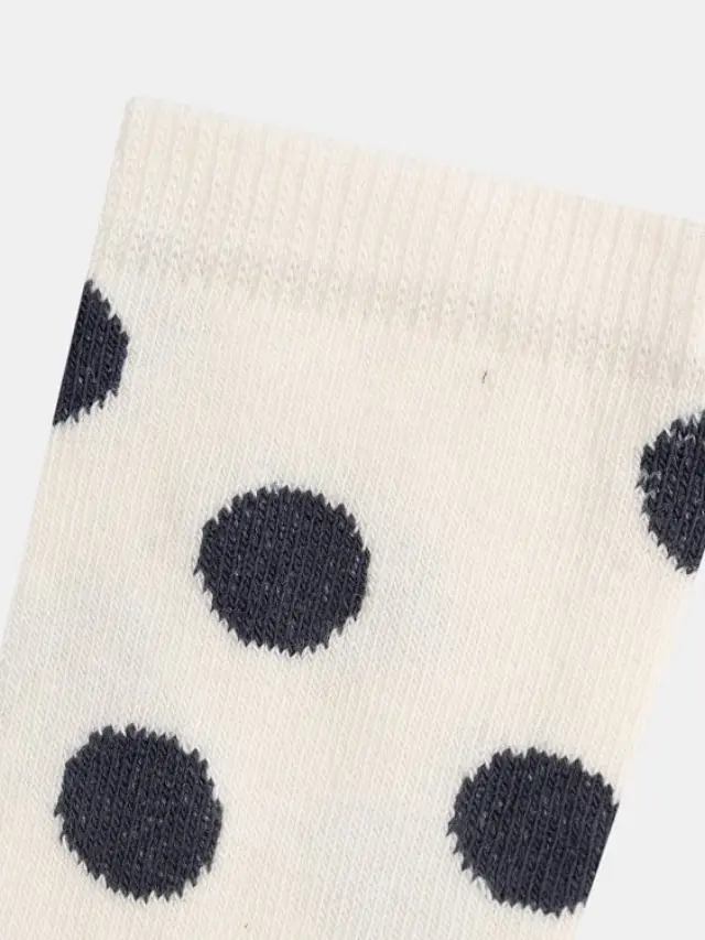 Παιδικές Κάλτσες για Κορίτσια Retro Dots ΛΕΥΚΟ 2