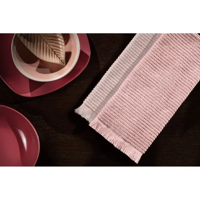 Σετ Πετσέτες Κουζίνας 2 Τεμαχίων Guy Laroche Rose 40x60