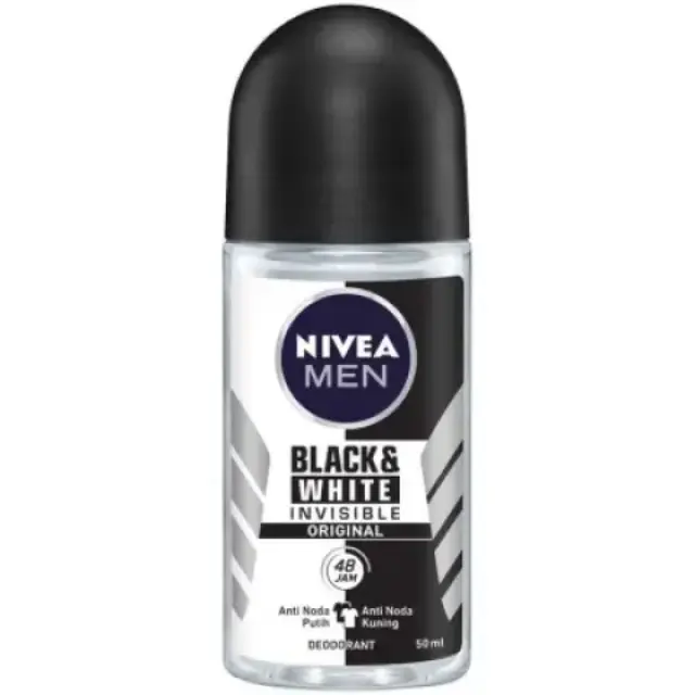 NIVEA Rollon 50ml Men Black + White