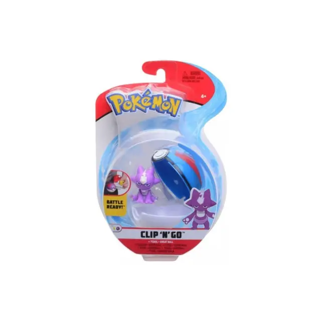 Jazwares Pokemon Clip N Go Toxel And Poke Ball JW095057