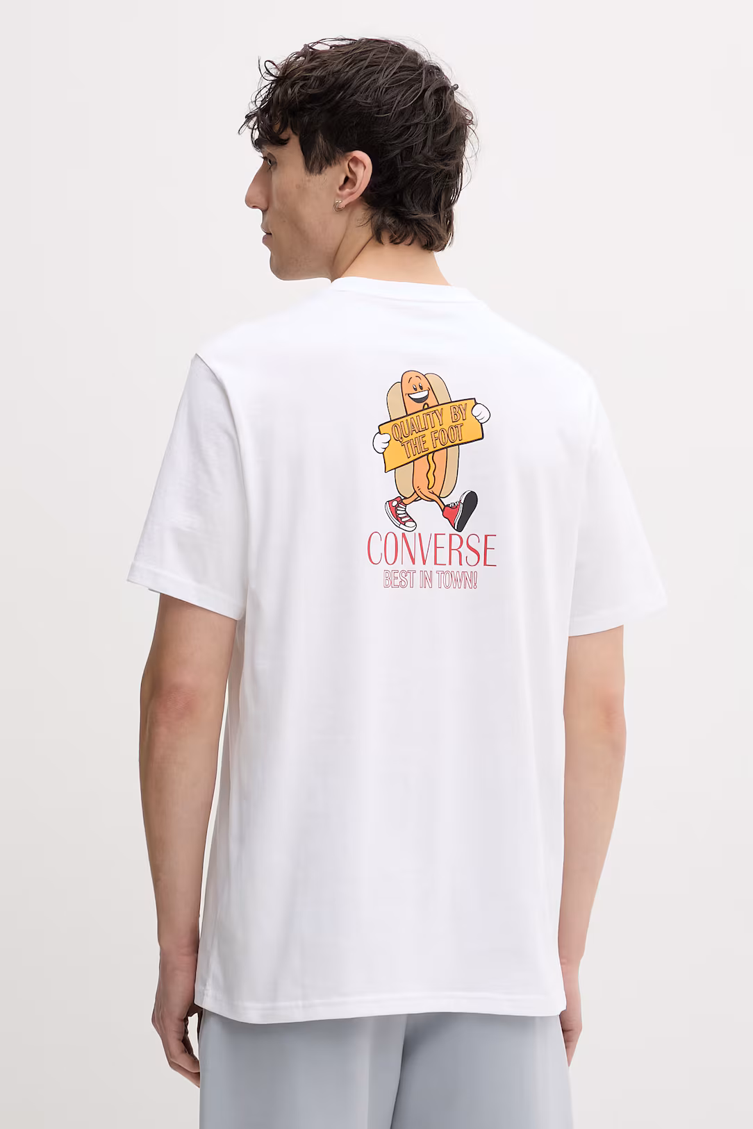 Converse Hotdog dude T-Shirt White CVM6T095-100 - L