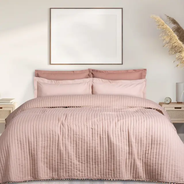 Κουβερλί Μονό 160x240 Σομόν 9626 Das Home