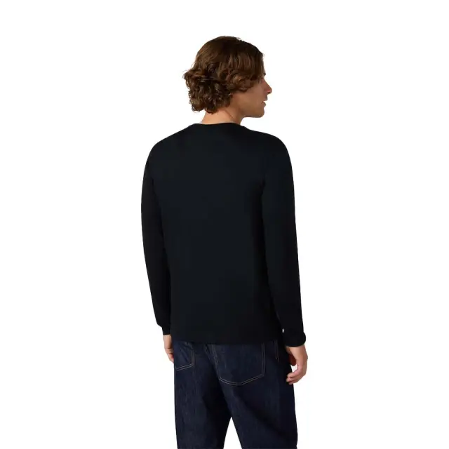 Champion Men's Standard Fit Chest Logo Longsleeve T-Shirt Μαύρο 221799-KK001 (Champion) 2