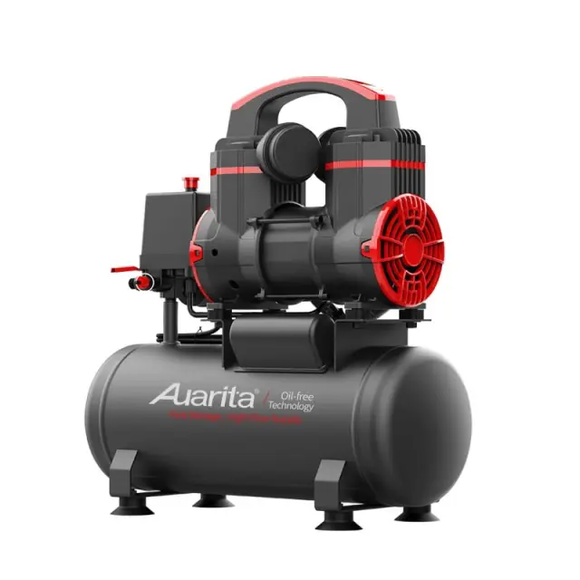Αεροσυμπιεστής 1,25 hp 8 lt 220V αθόρυβος AUARITA