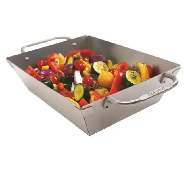 Wok Λαχανικών Βαθύ Inox - Broil King 3