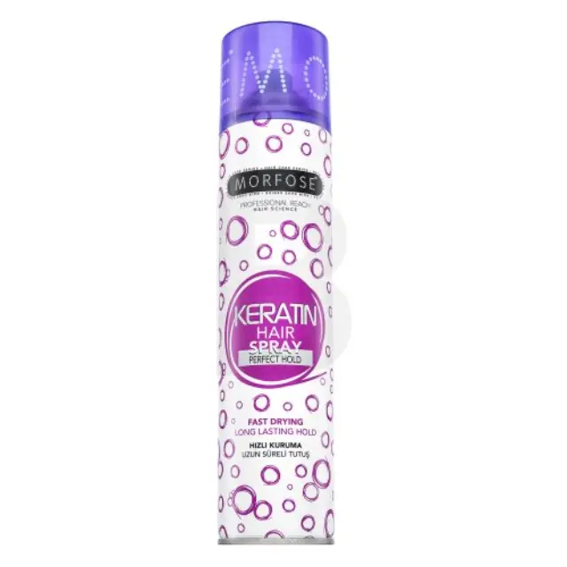 Morfose Hair Spray Perfect Hold hair spray for strong fixation Keratin 250 ml