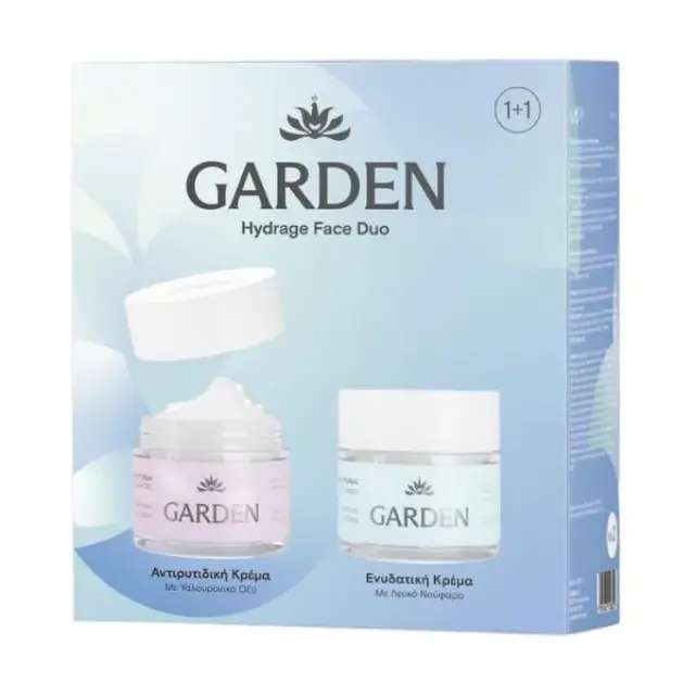 Garden Hydrage Face Duo No2 Anti-Wrinkle Cream Face & Eyes 50 ml + Moisturizing Cream Face & Eyes White Lily 50 ml