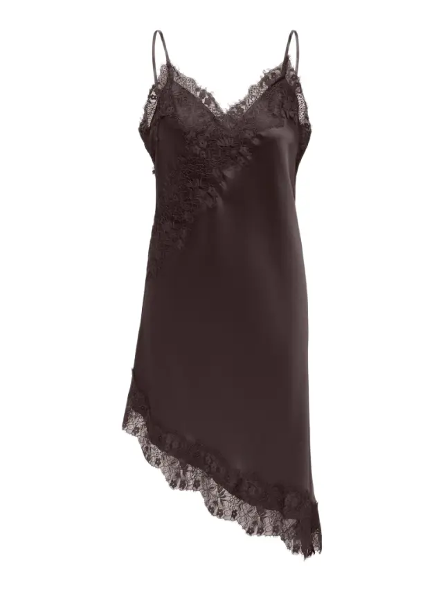 Only ONLINDONA γυναικείο σατέν lingerie φόρεμα με δαντέλα 15382051-2