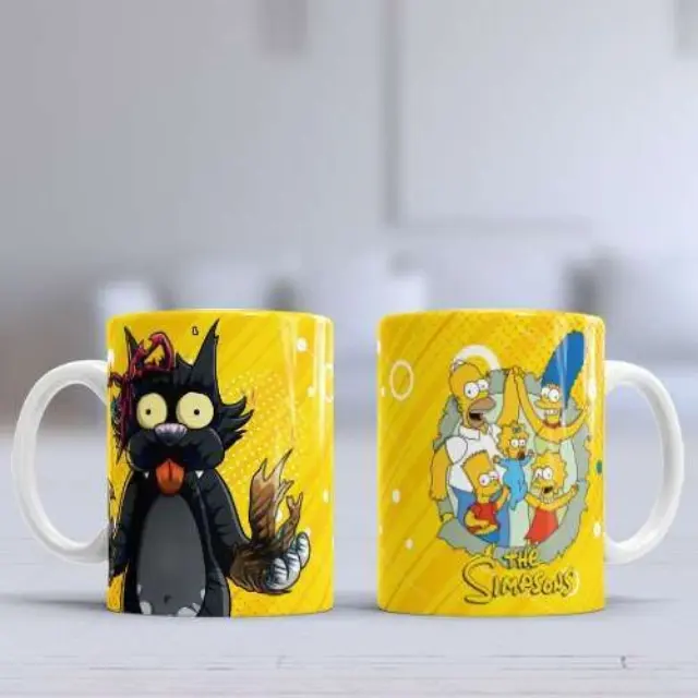 Kούπα κεραμική λευκη 330ml Simpsons - Tommy η κούπα είναι με συσκευασία δώρου