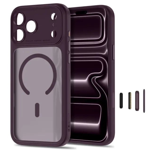 Tech-Protect® Magpeak MagSafe CC Θήκη για iPhone 17 Pro Max/18 Pro Max-Matte Burgundy 3