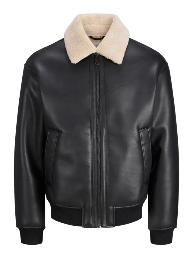 JPRBLULUKE BOMBER JACKET SN - Black