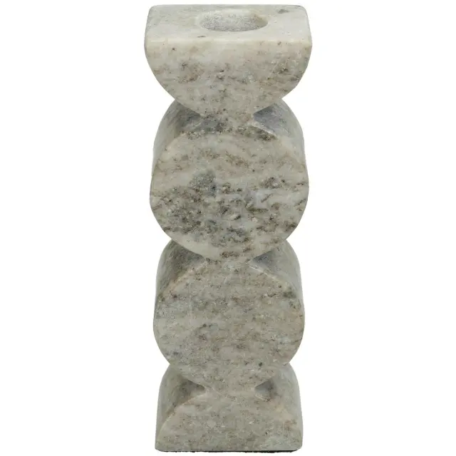 Κηροπήγιο Μπεζ Μάρμαρο 5x4x15.5cm