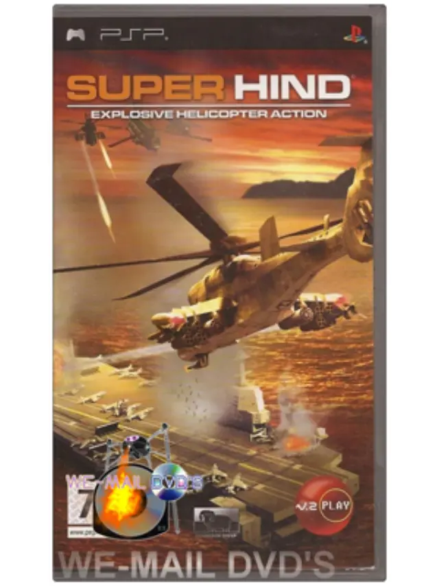 SUPER HIND Explosive Helicopter Action PSP USED