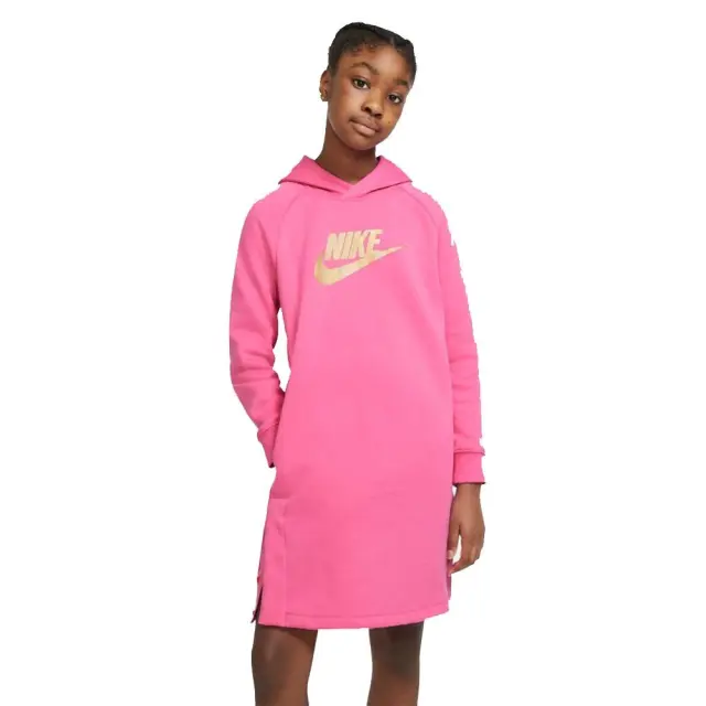 Nike Hooded ΠΑΙΔΙΚΟ ΦΟΡΕΜΑ (CU8574-684) - Φούξια
