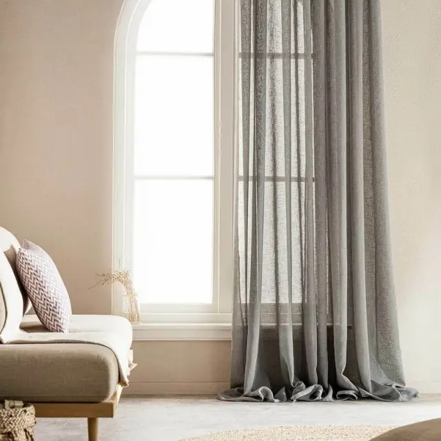 ΚΟΥΡΤΙΝΑ ΜΕ ΤΡΟΥΚΣ 140X 280CM GOFIS HOME COMBE Γκρι 502/ 09