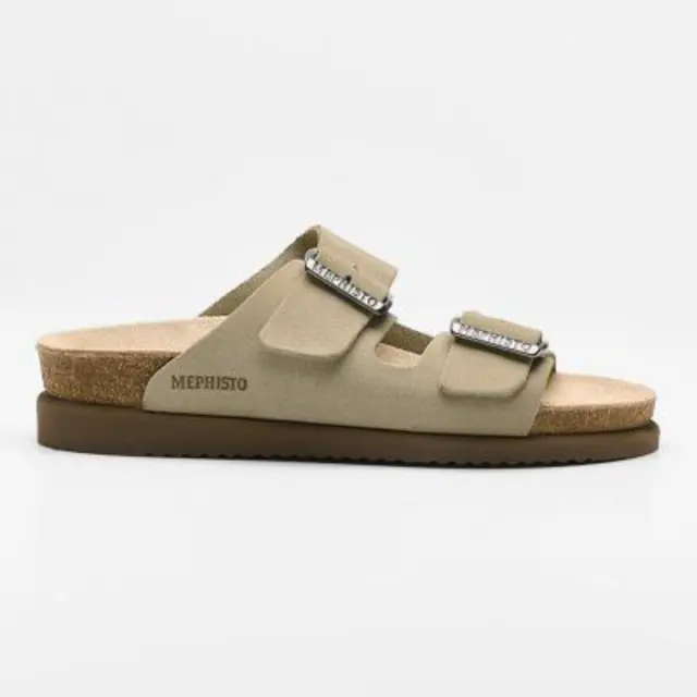 Mephisto Πέδιλα Γυναικείο δέρμα Nubuck Πράσινο MEP/HESTER L/KHAKI