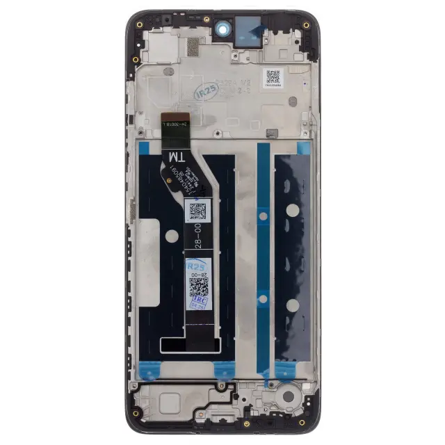 Motorola E15/G05 LCD Display + Touch Unit Black + Front Cover 2
