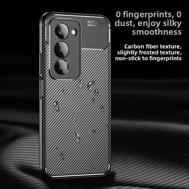 Techsuit® CarbonFiber Θήκη για Xiaomi Redmi 15 4G/5G- Black. 2