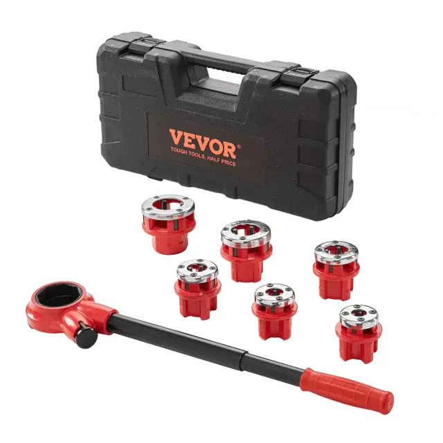 Σετ Σπειροτόμος Σωλήνων Καστάνιας VEVOR NPT 1/4" έως 1-1/4" σε Βαλίτσα