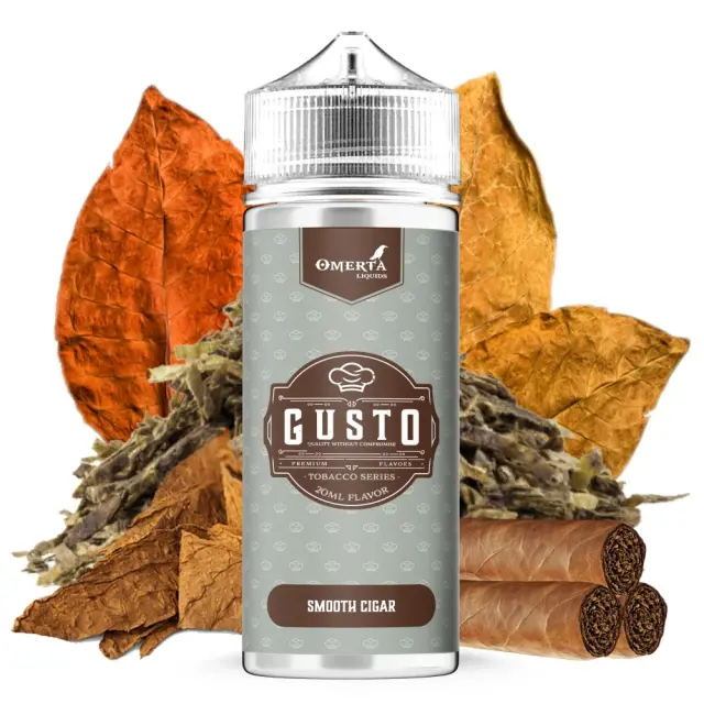 Smooth Cigar 20ml (120ml) - Gusto by Omerta