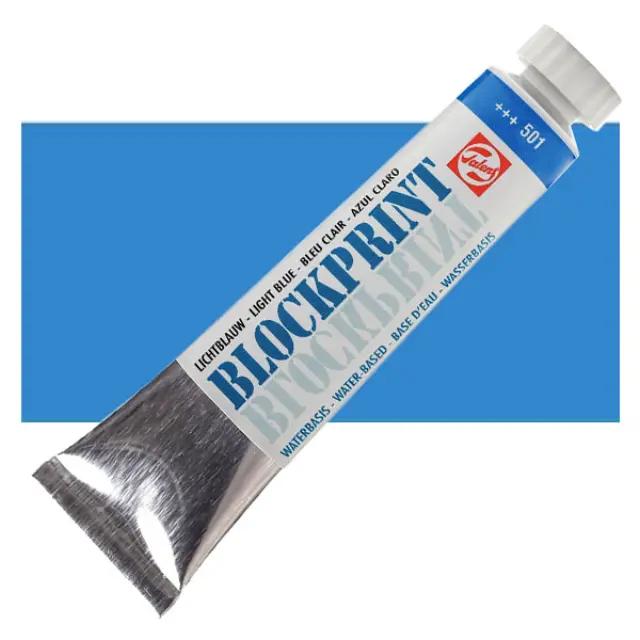 Talens Μελάνι Τυπώματος Blockprint - 501 Light Blue - 20ml