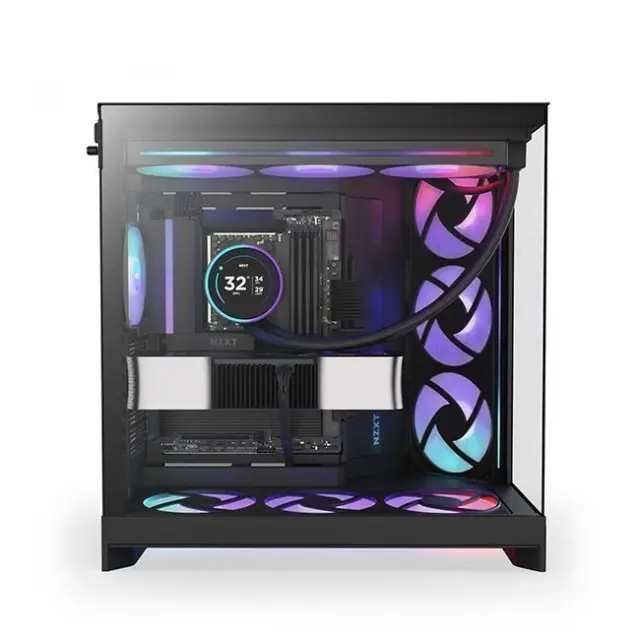 NZXT PC Case H9 Flow RGB Midi Tower Black (CM-H92FB-R1) 2