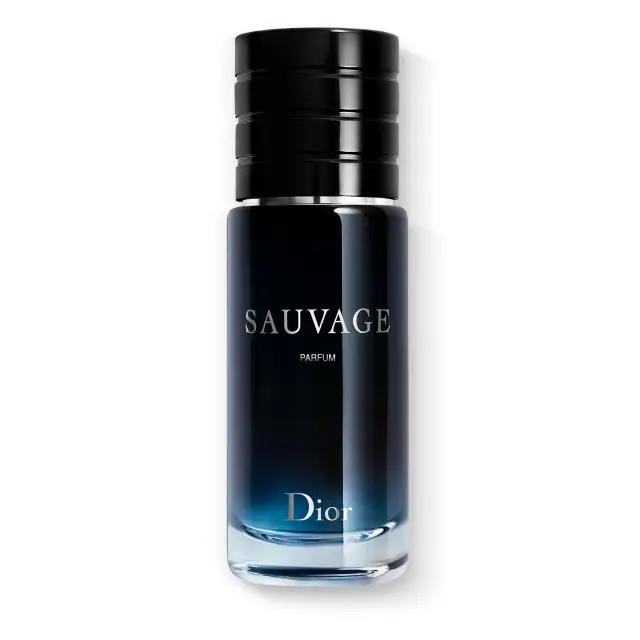 Sauvage Parfum Men`s Fragrance - Citrus and Woody Notes - Refillable Bottle