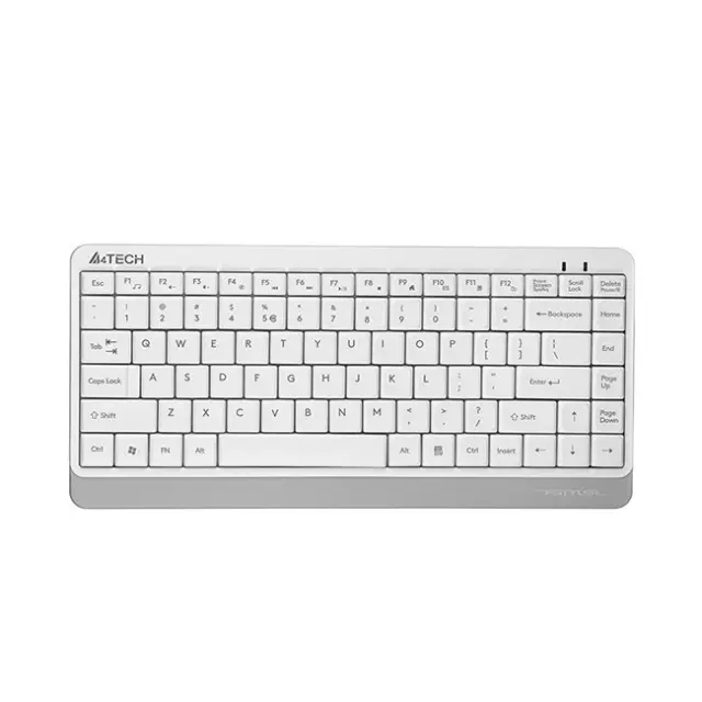 A4Tech Keyboard Fstyler FK11 75% White / Gray (A4TKLA47119)