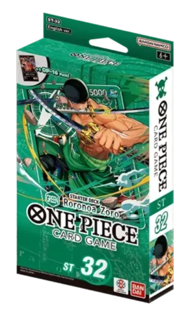 One Piece Card Game ST-32 Starter Deck - EN (GREEN Zoro)