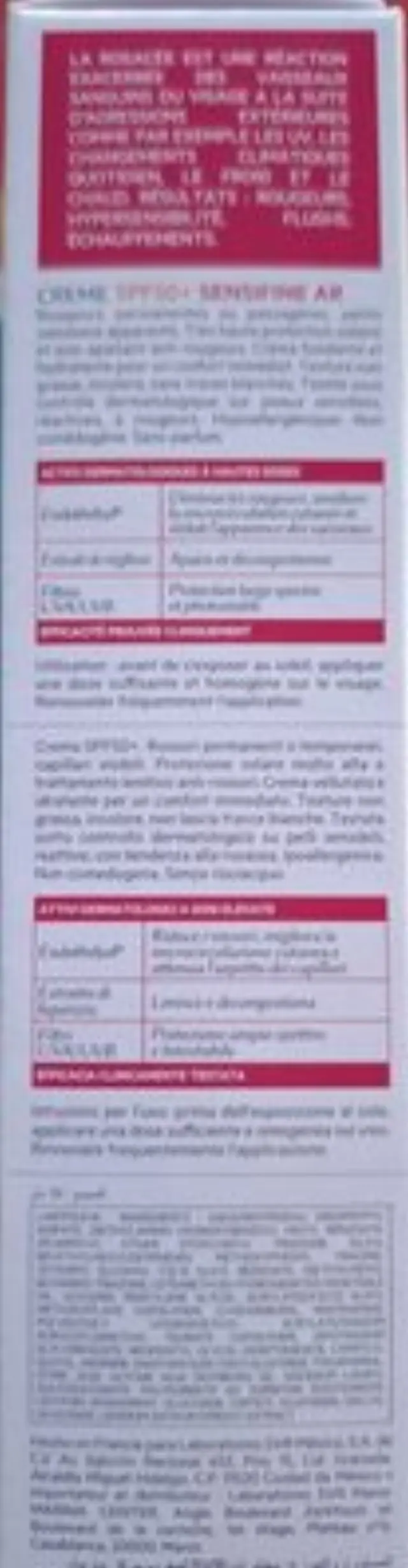 SVR Sensifine AR Crème SPF50+ Αντηλιακή Κρέμα κατά της Ερυθρότητας για Επιδερμίδα με Τάση Ροδόχρου Νόσου 40ml 2