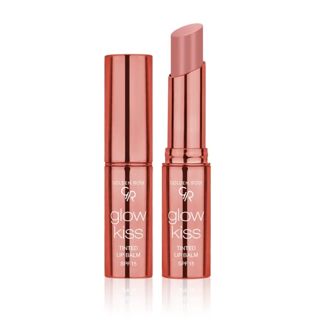 Golden Rose Glow Kiss Tinted Lip Balm SPF15 3g - 01 Vanilla Latte