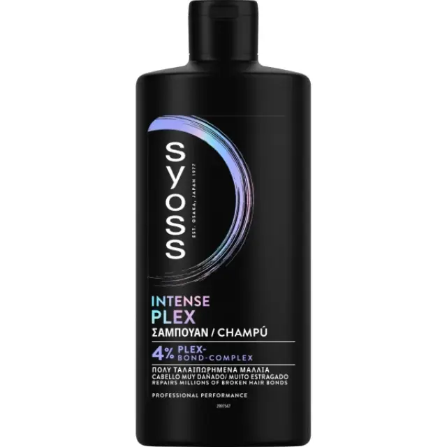 Syoss Intense Plex Σαμπουάν Επανόρθωσης για Βαμμένα και Ταλεπωρημένα Μαλλιά 440ml