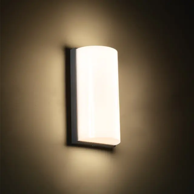 LED SMD WALL LUMINAIRE 10W 560LM 138° 230V AC 3.000K DARK GREY CRI80 IP65 30.000HRS / LG1322G 2