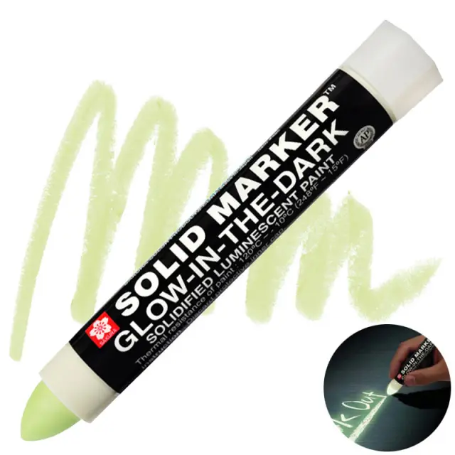 Μαρκαδόρος Sakura Solid Marker - Φωσφορίζει στο Σκοτάδι