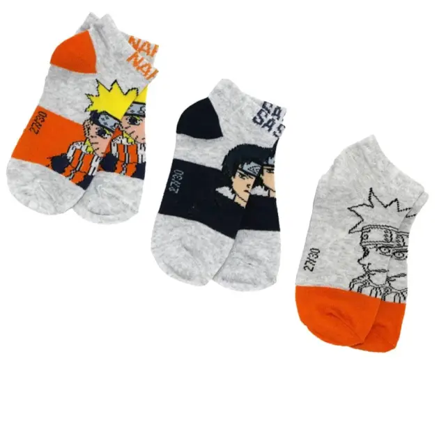 Παιδικές Κάλτσες 3 Ζευγάρια Naruto 7120237 - 27-30
