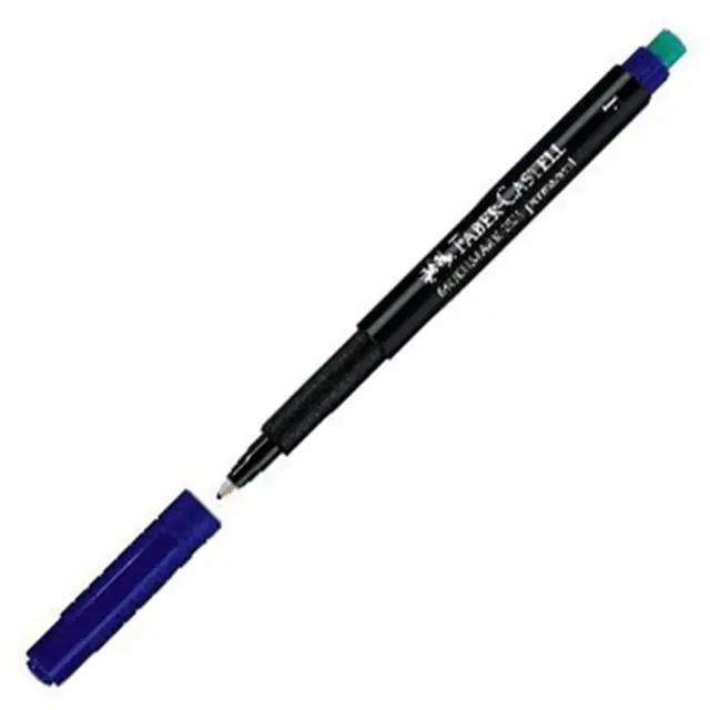 Μαρκαδοράκι Faber Castell Ohp Multimark Permanent F Μπλε 0.6mm / 151351 (Faber Castell)