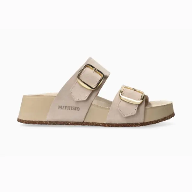 Mephisto Πέδιλα Γυναικείο δέρμα Nubuck Μπεζ MEP/BAYANE L/SAND - 37