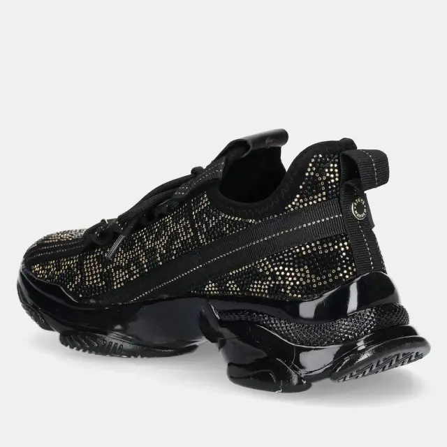 Γυναικεία Sneakers Steve Madden Maxilla-S SM11003512-363 Μαύρο Χρυσό Μαύρο - 37 3