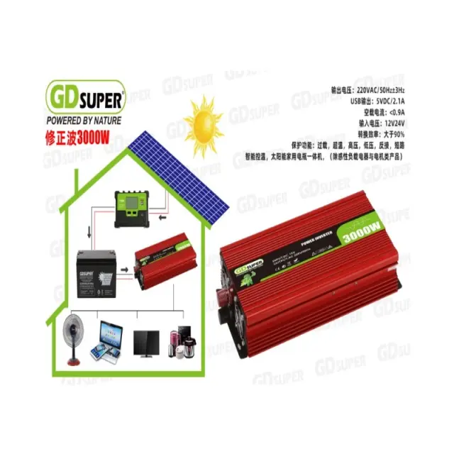 POWER INVERTER 12V/3000W GD-3000W-1