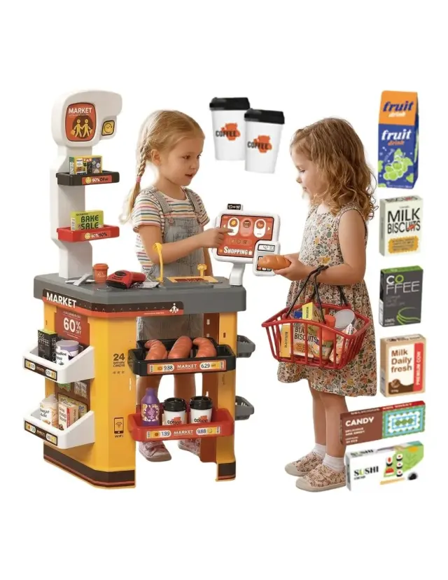 Woopie Διαδραστικό Παιδικό Super Market με Ταμείο & Αξεσουάρ