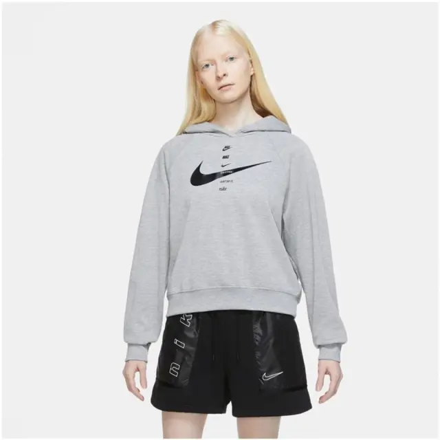 Nike Sportswear Swoosh Hoodie (CU5676-063) - Γκρί