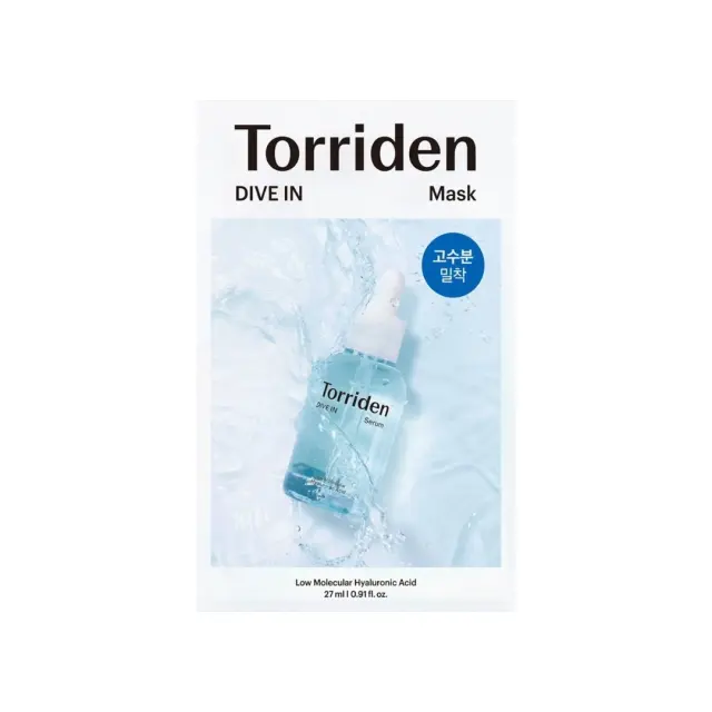TorridenDive In Low Molecular Hyaluronic Acid Mask Ενυδατική Μάσκα Προσώπου με Υαλουρονικό 27ml