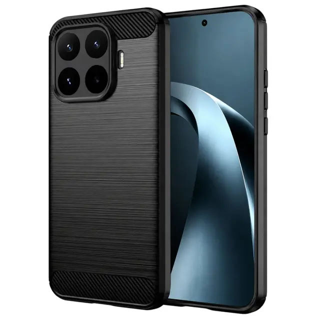 Techsuit® Carbon Silicone Θήκη για Xiaomi 17T Pro -Black