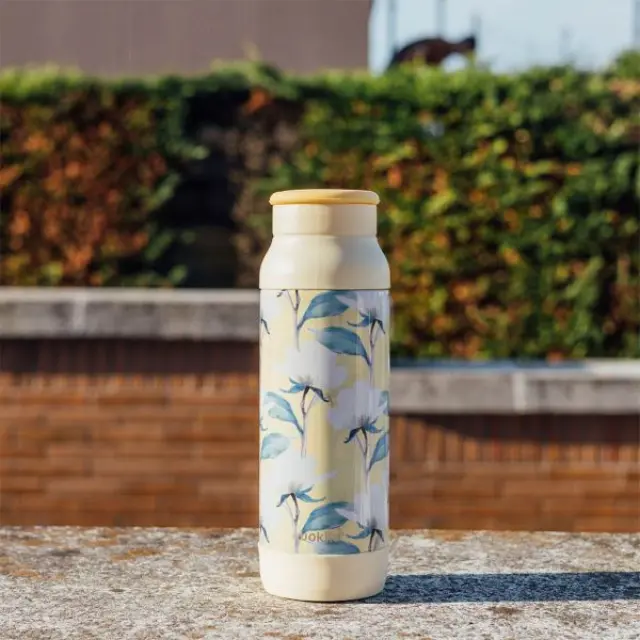 Quokka Θερμός παγούρι Stainless steel Thermal Bottle with Silicone Handle ECHO MAGNOLIA 690 ML 40392 2